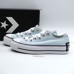 NEW Size 9.5 Women's Converse Chuck Taylor All Star Lift OX Platform Sneakers